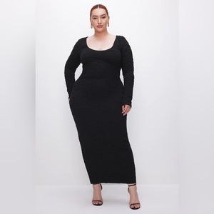 Good American SCRUNCHIE MAXI DRESS